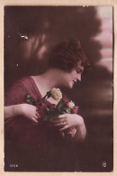 05522 /  ◉  Lisez 22.16.1922 Letrre à Bien Cher Papa DARNETAL Près ROUEN Seine Maritime Jeune Fille Aux Roses-M 1058 - Darnétal