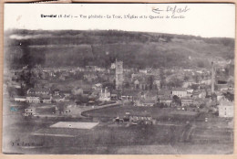 05524 /  ◉  DARNETAL Seine Maritime Vue Générale Tour Eglise Quartier CARVILLE 14.07.1922 - JB Rouen - Darnétal