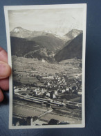 Cpa  Brigue 1933, Adressée Vallon De Barla - Nice. Carte Glacée - Brigue-Glis 