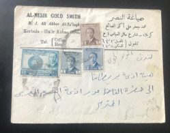 Old 4 Different Iraq Various Covers Censor Stamps Saddam Hussein Stamps Seen Offers Invited - Iraq