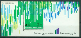 Bm Finland 1992 MiNr 1187 Block 9 Sheet MNH | 75th Anniv Of Independence #kar-1080-4 - Blocks & Sheetlets