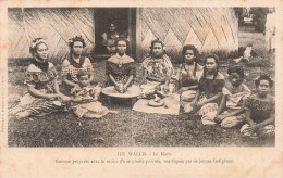 CPA Ile Wallis - Le Kava - Groupe De Femme Wallisiennes - Bergeret - Wallis E Futuna