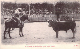 CPA - CORRIDA - A.R. - 2 - Citant Le Taureau Pour Une Pique - Corrida