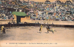 CPA - CORRIDA - Course De Taureaux - 4 - La Pause De Banderilles - Première Phase - LL - Colorisée - Corrida