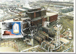 FACTORY, LINZ-DONAWITZ Ld PROCESS, 1992, FDC CARD, LINZ DONAU, AUSTRIA - Usines & Industries