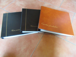 Lot De 3 Albums Avec Feuilles Intercalaires En Plastique - TTB - Albums, Mappen & Vellen