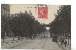 Paris 12ème Arr (75) : L'avenue Daumesnil Prise Au Niveau Du Pont En 1910 (animé) PF - Arrondissement: 12