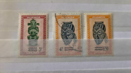 Ruanda Urundi - 173/175 - Masques - 1948 - MH & Oblitéré - Neufs