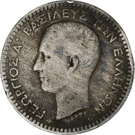 Grèce, George I, 50 Lepta, 1874, Athènes, Argent, TB, KM:37 - Grecia