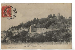 Clermont-l'Hérault (34) : Vue Panoramique Du Quartier Des Remparts En 1908 PF - Clermont L'Hérault