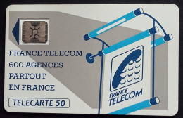 69/ Télécarte  France Télécom, Puce Schlumberger SC-A  (50 Unités) - Operatori Telecom