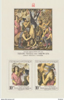 TCHECOSLOVAQUIE 1978 PEINTURES DE TITIEN Yvert BF 44, Michel Block 37 NEUF** MNH Cote Yv 20 Euros - Blocs-feuillets