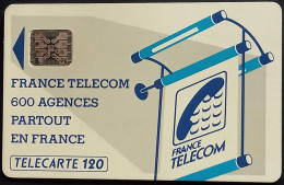 82/ Télécarte  France Télécom, Puce  Schlumberger SC4-SB (120 Unités) - Operatori Telecom