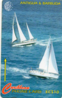 ANTIGUA & BARBUDA - GPT - C&W - 239CATB - ANTIGUA SAILING WEEK 97 - ROUNDED 3 (HIGHLY USED) - Antigua E Barbuda