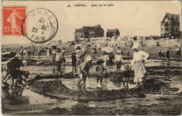 Delcampe - CPA AULT Jeux Sur Le Sable (807223) - Ault