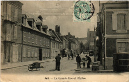 Delcampe - CPA AULT - La Grande-Rue Et L'Église (514572) - Ault