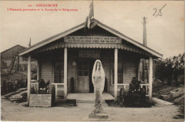 Delcampe - CPA DOUAUMONT Ossuaire Provisoire Et Le Statue (119418) - Douaumont