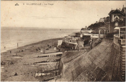 Delcampe - CPA VILLERVILLE - La Plage (141148) - Villerville