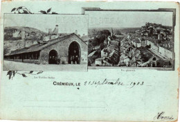 CPA CRÉMIEUx - Les Vieilles Halles - Vue Générale (229933) - Crémieu