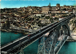 CPM PORTO Pont D.Luiz Et Une Vue Du Quai De Ribeira PORTUGAL (750668) - Porto