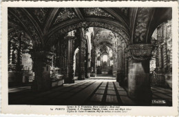 CPA PORTO - Igreja De S. Francisco Nave Central E Altae PORTUGAL (760861) - Porto