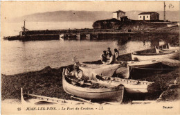 CPA JUAN-les-PINS - Le Port Du Crouton (514299) - Juan-les-Pins