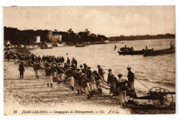 CPA JUAN-les-PINS - Compagnies De Débarquement (199125) - Juan-les-Pins