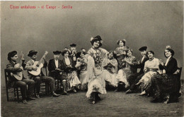 CPA Espagne Tipos Andaluces - El Tango - Sevilla (303923) - Sevilla