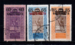 Haute Volta  - 1922  - Tb Antérieurs Surch  - N° 18 à 20 - Oblit - Used - Used Stamps