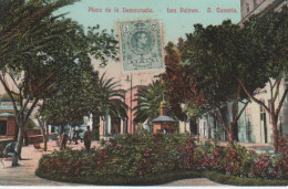 ESPAGNE-Iles Canaries-Gran Canaria-Las Palmas Plaza De La Democracia (colorisé) - Gran Canaria