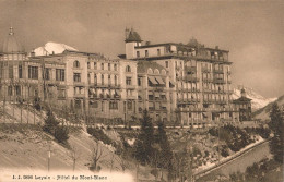 LEYSIN - Hotel Du Mont-Blanc  (2 Scans) - Leysin