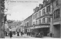 LAPALISSE - Rue Nationale - L'Hôtel De L'Ecu Et Le Château - Très Bon état - Lapalisse