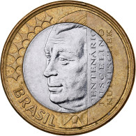 Brésil, Real, 2002, Rio De Janeiro, Bimétallique, SUP, KM:656 - Brésil