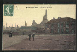 CPA Noeux-les-Mines, Place De La Gare - Noeux Les Mines