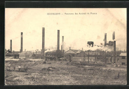 CPA Isbergues, Vue Générale Des Aciéries De France - Isbergues