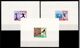 Liberia 706-708 B Postfrisch Als Einzelblöcke, Olympiade Mexiko #OD710 - Liberia