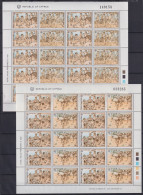 Zypern 715-718 Postfrisch Als Kleinbögen, CEPT 1989 #OD748 - Usati