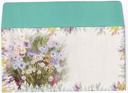 'Mouth Painting' Envelope / Cover, Art By Disabled / Handicap Person, Done By Www.imfpa.org, Flower, Plant, - Autres & Non Classés