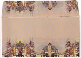 'Mouth Painting' Envelope / Cover, Art By Disabled / Handicap Person, Done By Www.imfpa.org, Flower, Plant, - Autres & Non Classés