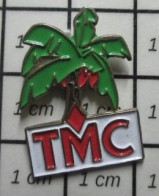 SP06 Pin's Pins / Beau Et Rare / MEDIAS / RADIO TMC COCOTIER OU PALMIER ? - Media