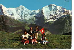 MURREN GEGEN EIGER MONCH JUNGFRAU - Mürren