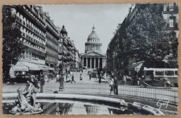 Carte Postale Ancienne Dentelée - Paris Et Ses Merveilles (75) Rue Soufflot Et Le Panthéon - Pantheon
