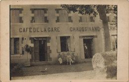 Carte Photo Café De La Gare A Situer - To Identify