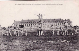 53 - Mayenne - MAYENNE - Exercices De Gymnastique Au 130° D Infanterie - Les Pyramides - Mayenne