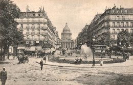 (75) PARIS - La Rue Soufflot Et Le Panthéon  (2 Scans) - Pantheon