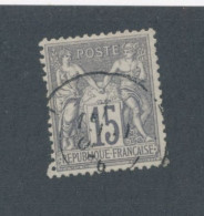 FRANCE  - N° 66 OBLITERE - 1876-1878 Sage (Typ I)