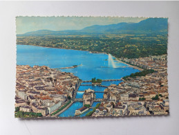 Carte Postale Genève : Vue Aérienne - Genève
