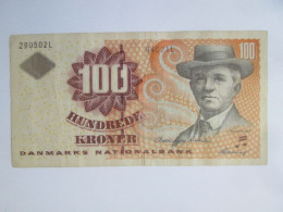 Denmark 100 Kroner 2002 Banknote,see Pictures - Denmark