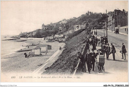 AGDP4-76-0283 - LE HAVRE - Le Boulevard Albert 1er Et La Hève - Cap De La Hève