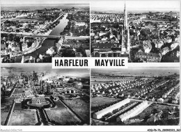 AIQP6-76-0629 - En Avion Au Dessus De - HARFLEUR-MAYVILLE - Seine-maritime - La Lézarde - Harfleur